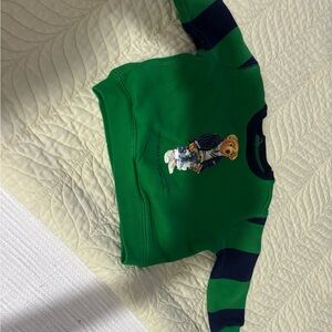 Ralph Lauren Green and Blue Sweatshirt
